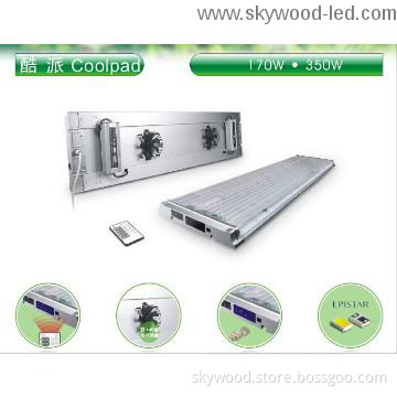 170w,350w Intelligent dimmable led grow lights,Supe slim,pravite mode